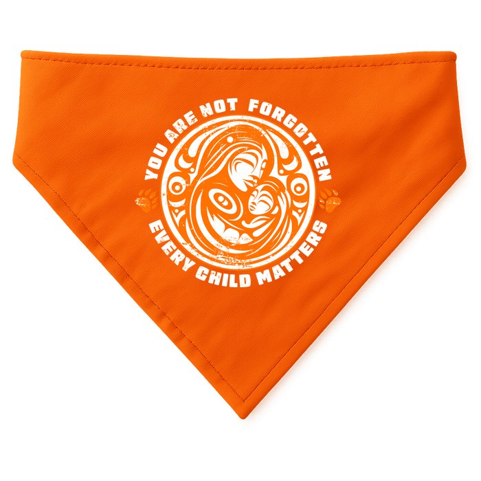 You Are Not Forgotten Every Child Matters Wear Orange National Indigenous People USA-Made Doggie Bandana