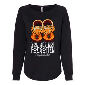 You Are Not Forgotten Native American Gift Womens California Wash Sweatshirt