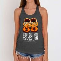 You Are Not Forgotten Native American Gift Women's Knotted Racerback Tank