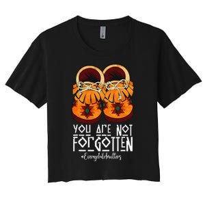 You Are Not Forgotten Native American Gift Women's Crop Top Tee