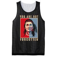 You Are Not Forgotten Mmiw Awareness Native American Indian Mesh Reversible Basketball Jersey Tank