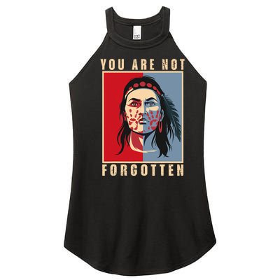 You Are Not Forgotten Mmiw Awareness Native American Indian Women’s Perfect Tri Rocker Tank