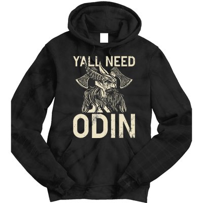 Y All Need Odin Viking Tie Dye Hoodie