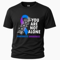 You Are Not Alone Purple And Blue Ribbon Arthritis Awareness Cool Gift Cooling Performance Crew T-Shirt