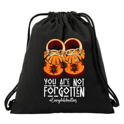 You Are Not Forgotten Native American Drawstring Bag