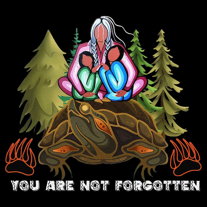You Are Not Forgotten I Native American Women Mmiw Awareness Gift Tall T-Shirt