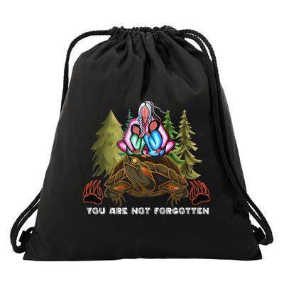 You Are Not Forgotten I Native American Women Mmiw Awareness Gift Drawstring Bag