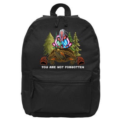 You Are Not Forgotten I Native American Women Mmiw Awareness Gift 16 in Basic Backpack