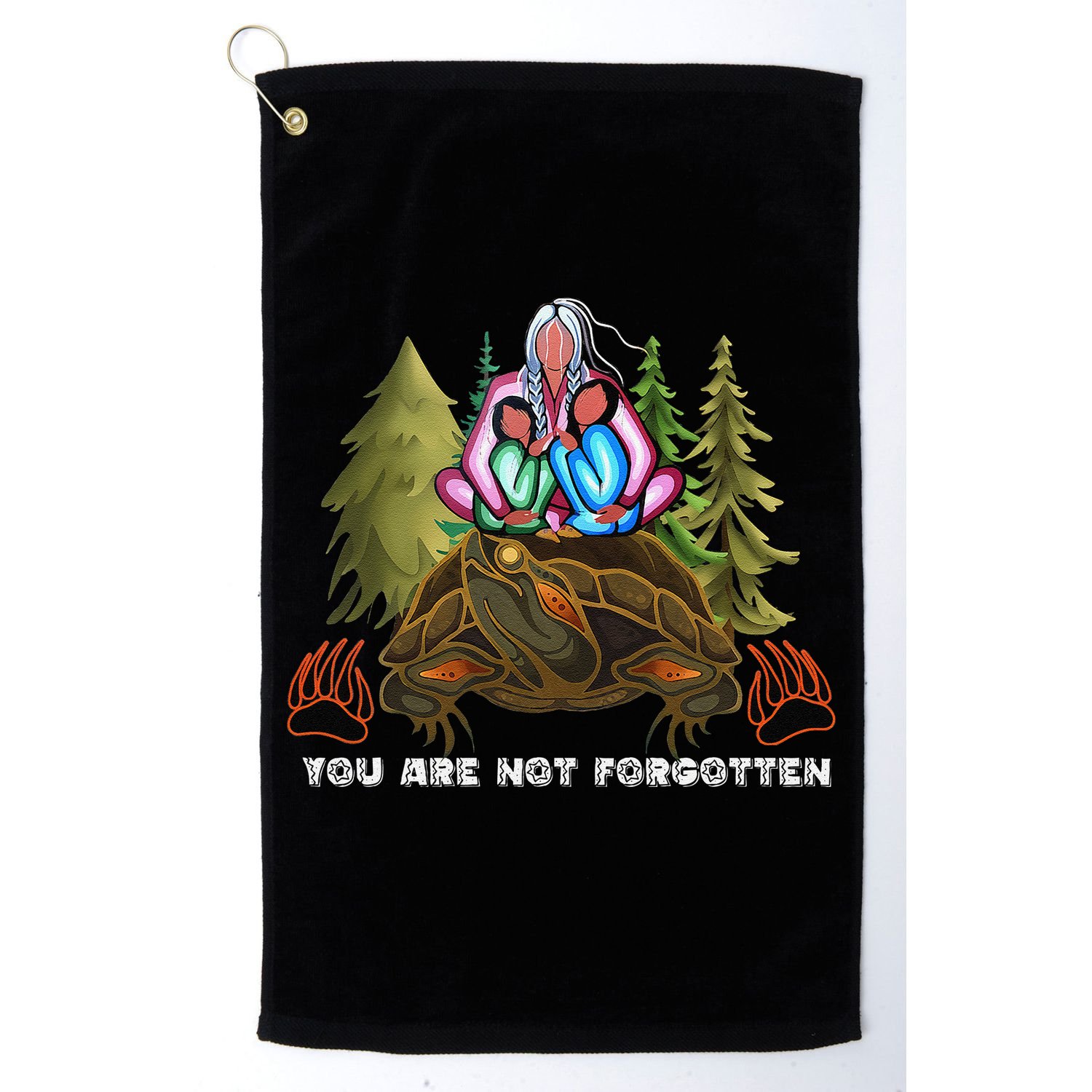 You Are Not Forgotten I Native American Women Mmiw Awareness Gift Golf Towel