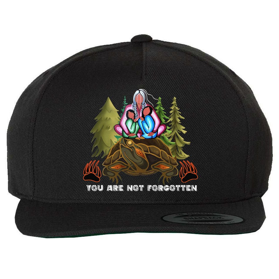 You Are Not Forgotten I Native American Women Mmiw Awareness Gift Wool Snapback Cap