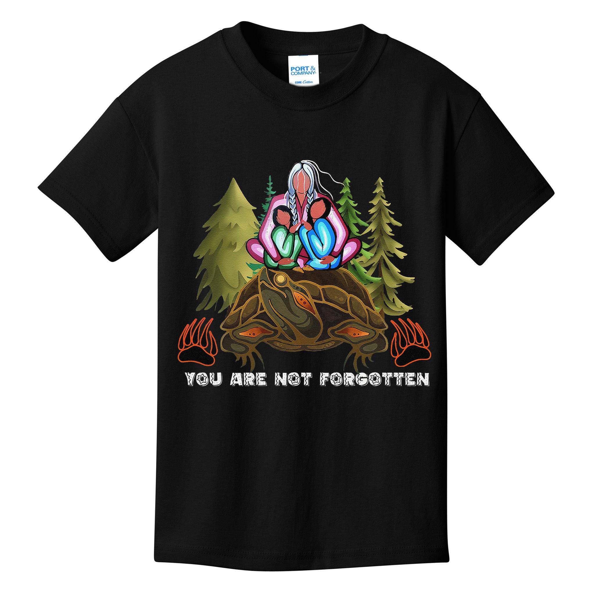 You Are Not Forgotten I Native American Women Mmiw Awareness Gift Kids T-Shirt