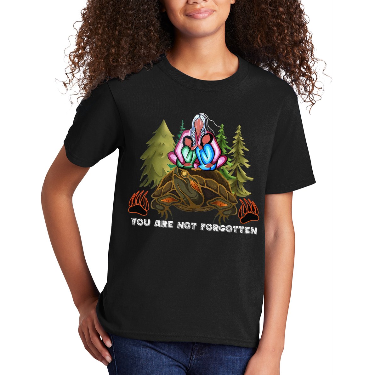 You Are Not Forgotten I Native American Women Mmiw Awareness Gift Kids T-Shirt