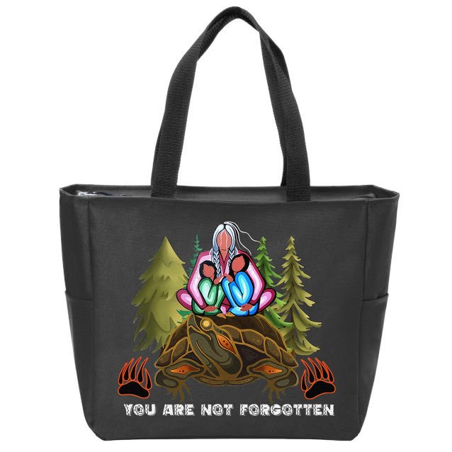 You Are Not Forgotten I Native American Women Mmiw Awareness Gift Zip Tote Bag