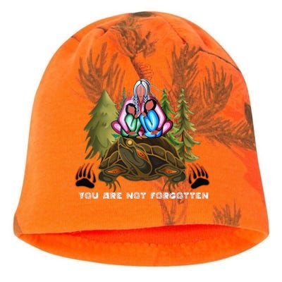 You Are Not Forgotten I Native American Women Mmiw Awareness Gift Kati - Camo Knit Beanie