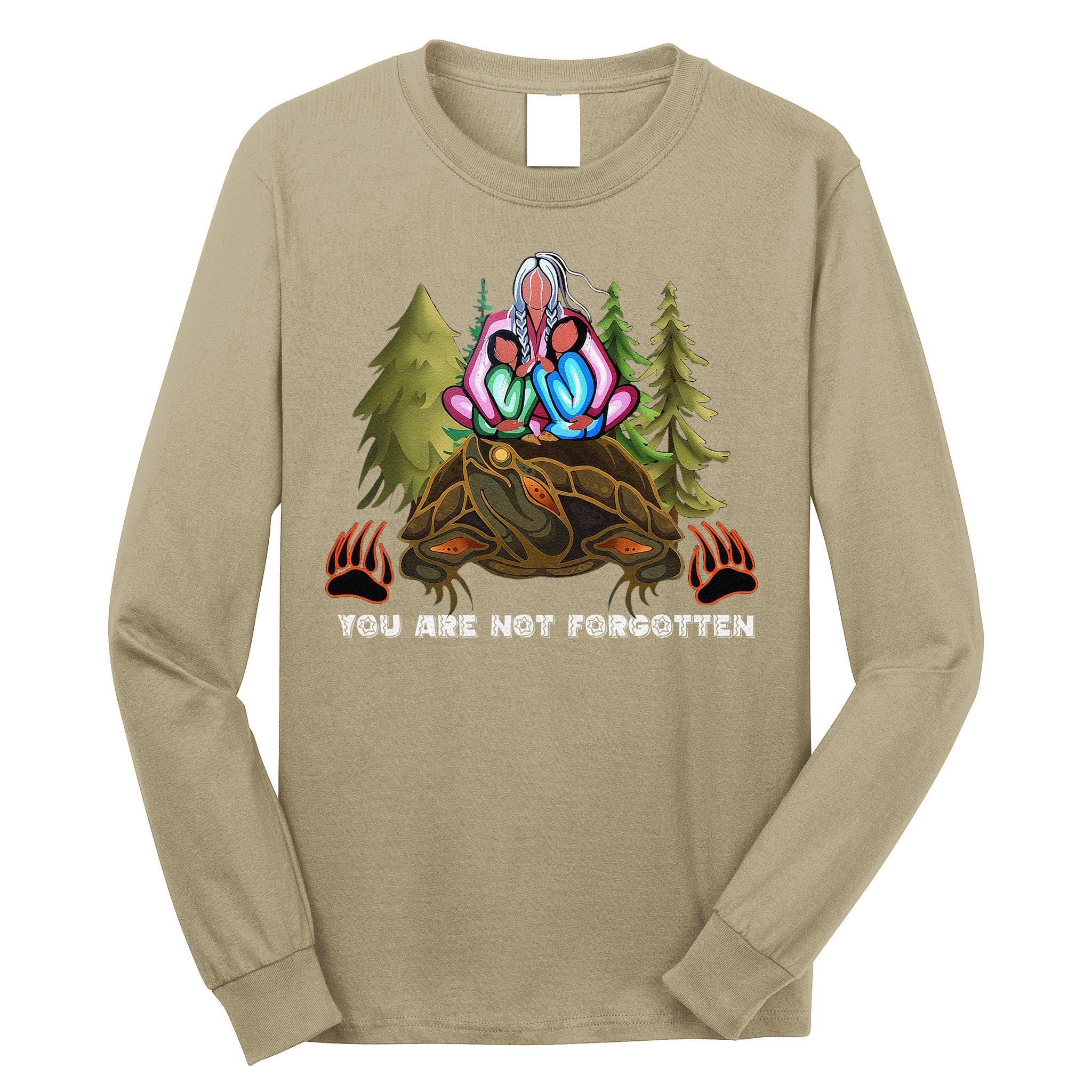 You Are Not Forgotten I Native American Women Mmiw Awareness Gift Long Sleeve Shirt