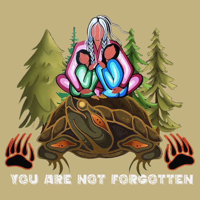 You Are Not Forgotten I Native American Women Mmiw Awareness Gift T-Shirt