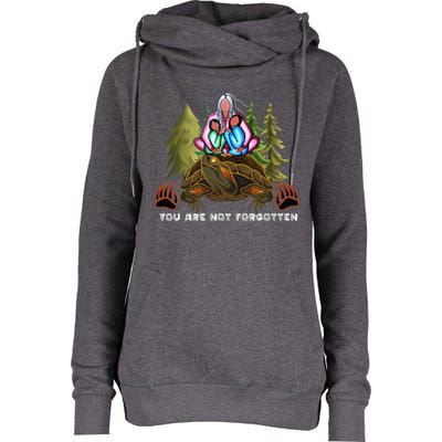 You Are Not Forgotten I Native American Mmiw Awareness Womens Funnel Neck Pullover Hood