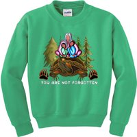 You Are Not Forgotten I Native American Mmiw Awareness Kids Sweatshirt