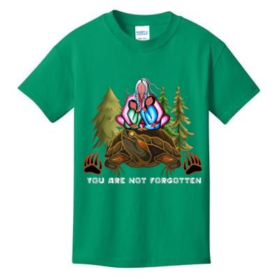 You Are Not Forgotten I Native American Mmiw Awareness Kids T-Shirt