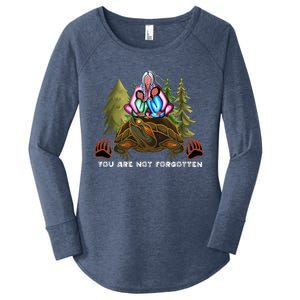 You Are Not Forgotten I Native American Mmiw Awareness Women's Perfect Tri Tunic Long Sleeve Shirt