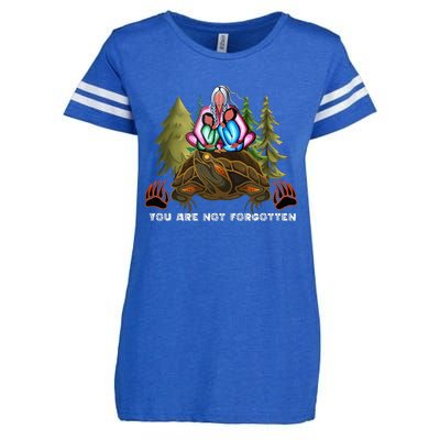 You Are Not Forgotten I Native American Mmiw Awareness Enza Ladies Jersey Football T-Shirt