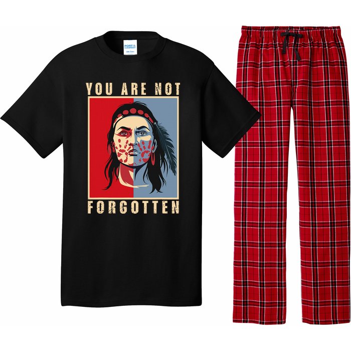 You Are Not Forgotten Mmiw Awareness Native American Indian Pajama Set