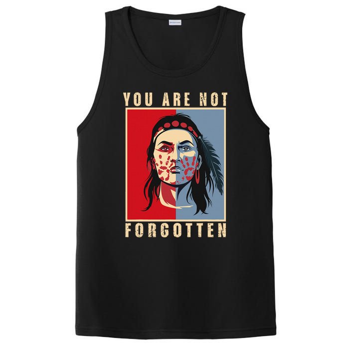 You Are Not Forgotten Mmiw Awareness Native American Indian PosiCharge Competitor Tank