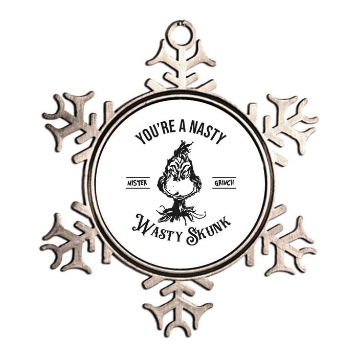 YouRe A Nasty Wasty Skunk Mister Christmas Metallic Star Ornament