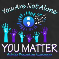 You Are Not Alone You Matter Suicide Prevention Awareness Adult Drive Performance Visor