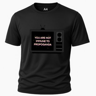 You Are Not Immune To Propoganda Glitch Tv Performance Shirt