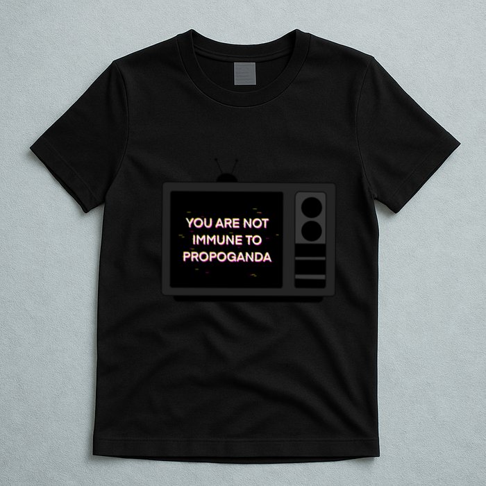 You Are Not Immune To Propoganda Glitch Tv T-Shirt