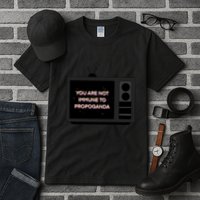 You Are Not Immune To Propoganda Glitch Tv Tall T-Shirt