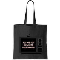 You Are Not Immune To Propoganda Glitch Tv Bag