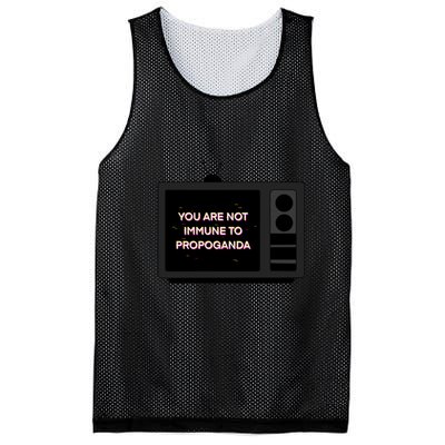You Are Not Immune To Propoganda Glitch Tv Mesh Reversible Basketball Jersey Tank