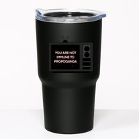 You Are Not Immune To Propoganda Glitch Tv Tumbler