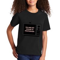 You Are Not Immune To Propoganda Glitch Tv Kids T-Shirt