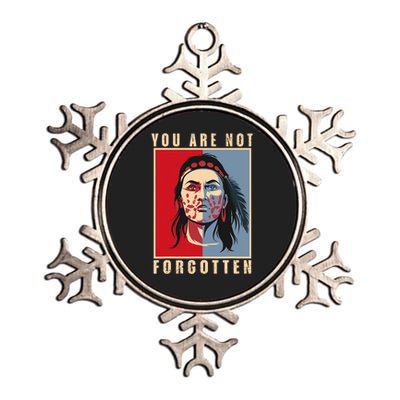 You Are Not Forgotten Mmiw Awareness Native American Indian Metallic Star Ornament