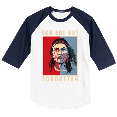 You Are Not Forgotten Mmiw Awareness Native American Indian Baseball Sleeve Shirt