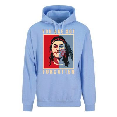 You Are Not Forgotten Mmiw Awareness Native American Indian Unisex Surf Hoodie