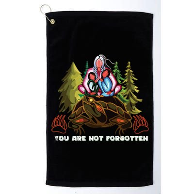 You Are Not Forgotten I Native American Women Mmiw Awareness Platinum Collection Golf Towel