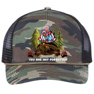 You Are Not Forgotten I Native American Women Mmiw Awareness Retro Rope Trucker Hat Cap