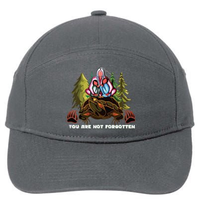 You Are Not Forgotten I Native American Women Mmiw Awareness 7-Panel Snapback Hat