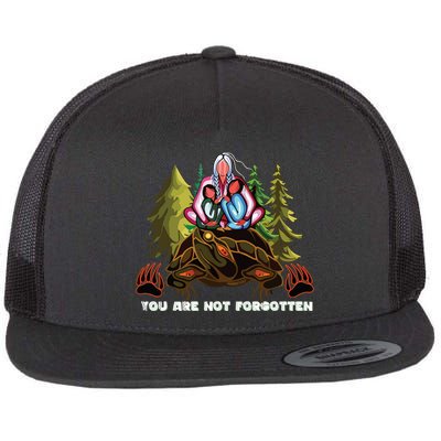 You Are Not Forgotten I Native American Women Mmiw Awareness Flat Bill Trucker Hat