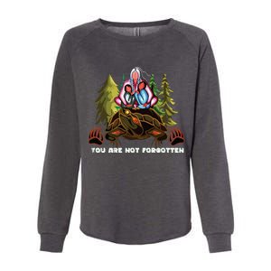 You Are Not Forgotten I Native American Women Mmiw Awareness Womens California Wash Sweatshirt