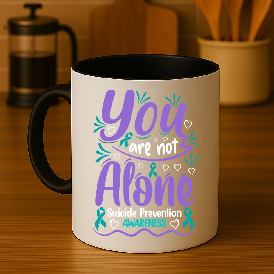 You Are Not Alone Suicide Prevention Awareness Mug