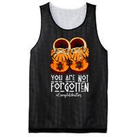 You Are Not Forgotten Native American Mesh Reversible Basketball Jersey Tank