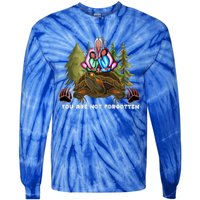 You Are Not Forgotten I Native American Women Mmiw Awareness Tie-Dye Long Sleeve Shirt