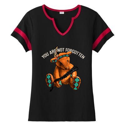 You Are Not Forgotten I Native American Women Mmiw Awareness Ladies Halftime Notch Neck Tee