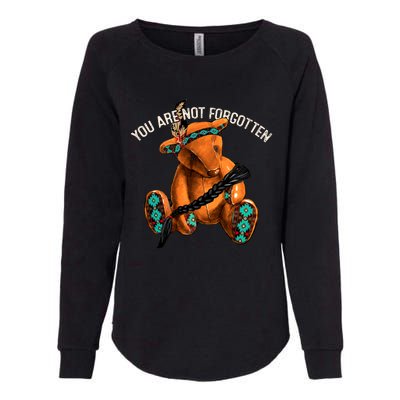 You Are Not Forgotten I Native American Women Mmiw Awareness Womens California Wash Sweatshirt