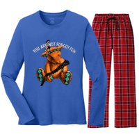 You Are Not Forgotten I Native American Women Mmiw Awareness Women's Long Sleeve Flannel Pajama Set 